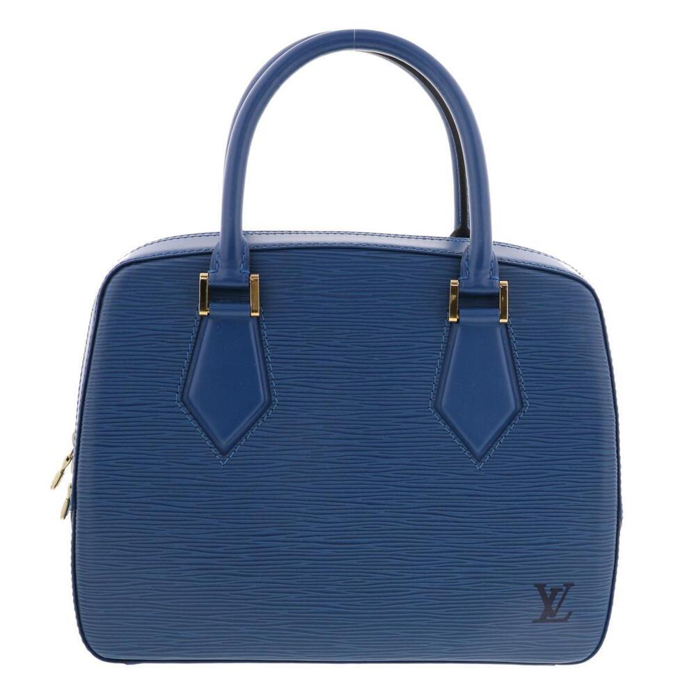 LOUIS VUITTON Sablon Bag Handbag Blue